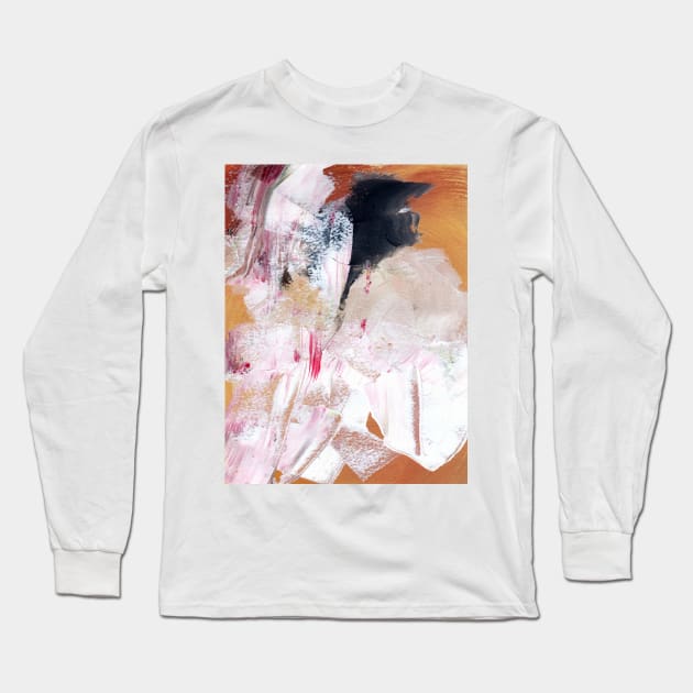 Abstract Mix Media Painting 5 Long Sleeve T-Shirt by gusstvaraonica